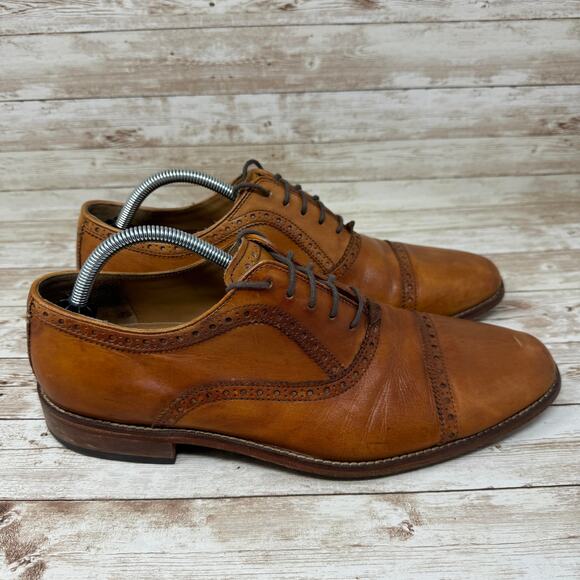 Cole Haan Other - Cole Haan ZERØGRAND Brown Leather Cap Toe Oxford Dress Shoes Men's Size 11M